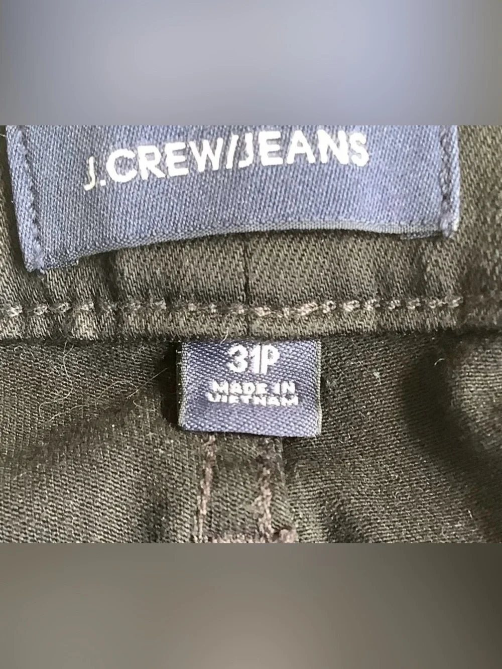 J Crew Classic High-Rise Black Women's Jeans size 31p